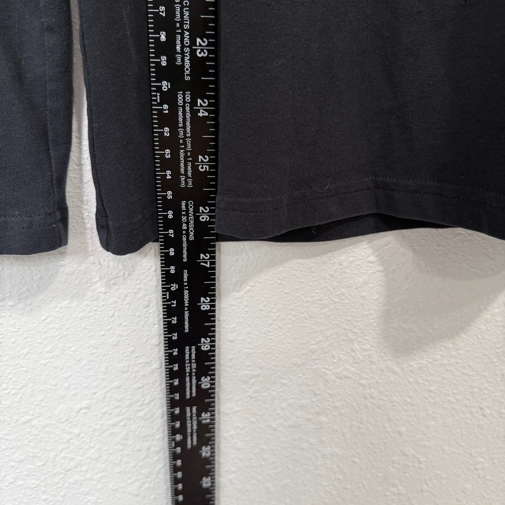 Nike Dri Fit Cotton Long Sleeve Tee Practice Made Perfect Black Size Medium - Picture 4 of 7